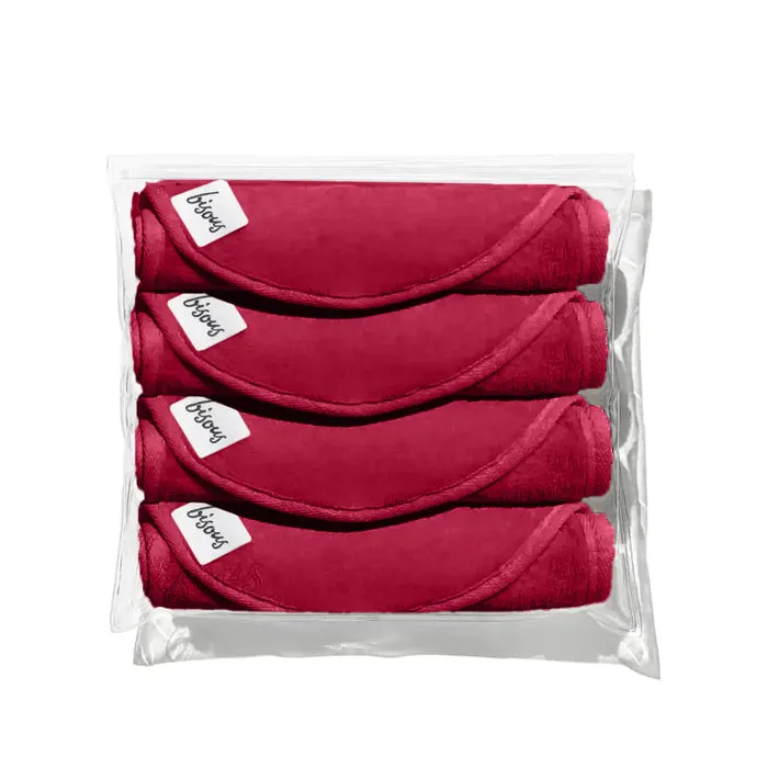 4 pack of Red Bisous cloths